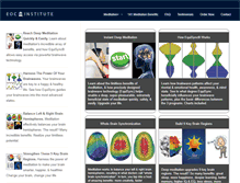 Tablet Screenshot of eocinstitute.org